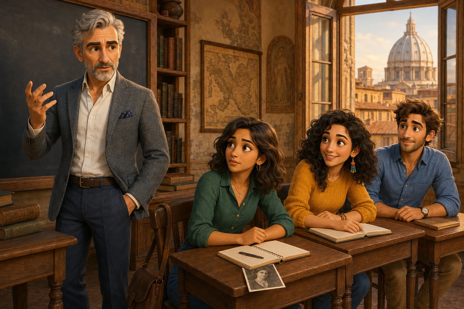 Cena: Prima lezione a Roma